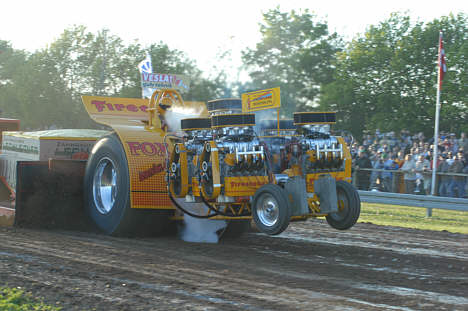 Ford tractor pulling team #10